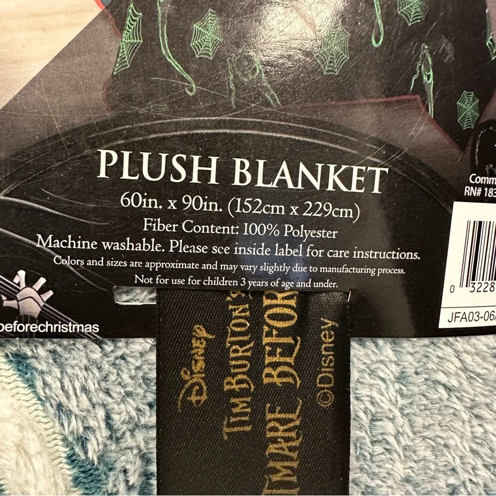 Nightmare Before Christmas Throw Blanket